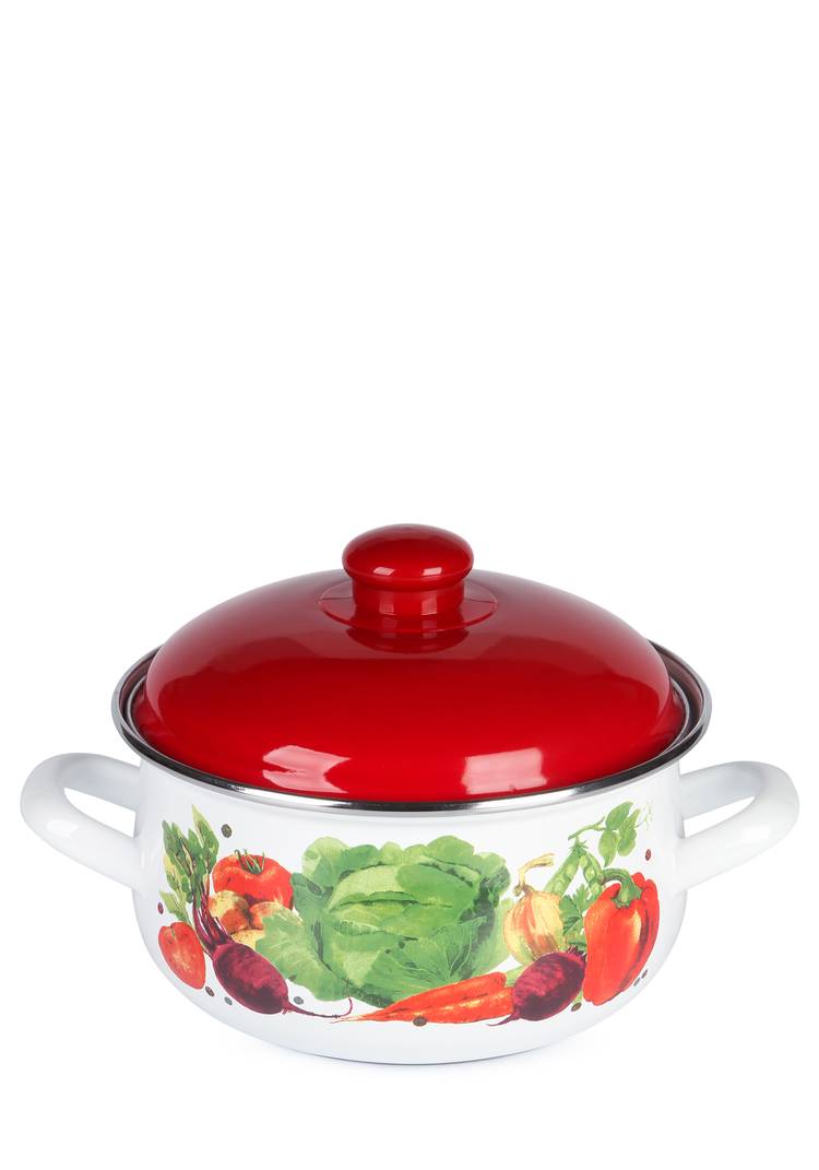 Кастрюля эмалированная Борщ шир.  750, рис. 5