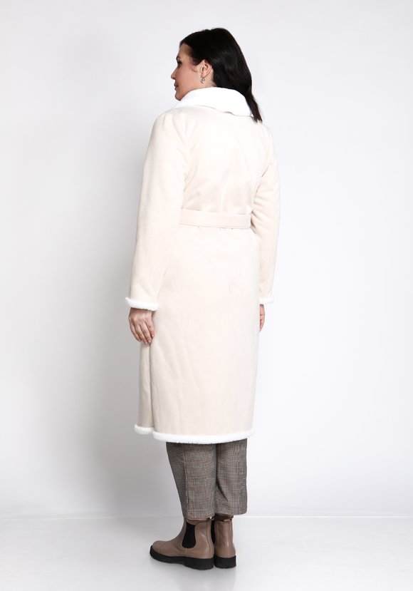 Пальто с шалевым воротником шир.  580, рис. 3