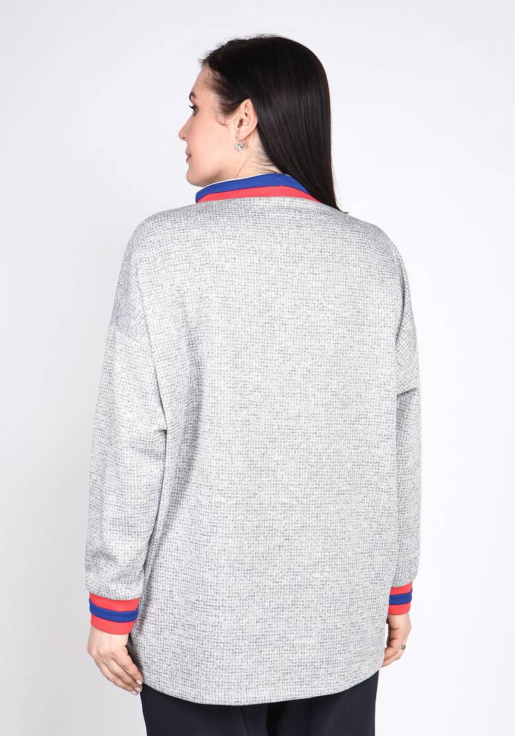 Джемпер с яркими вставками шир.  750, рис. 3