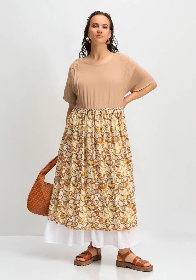 Платье с нижней юбкой в комплекте шир.  750, рис. 16