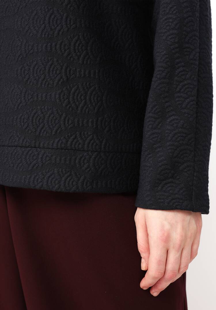 Джемпер из трикотажной фактурной ткани шир.  750, рис. 12