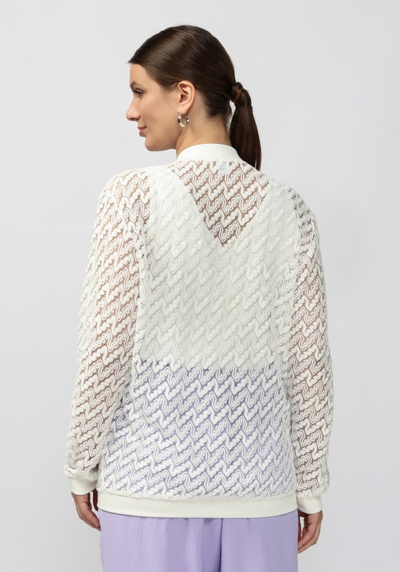 Бомбер кружевной Ребекка шир.  580, рис. 8