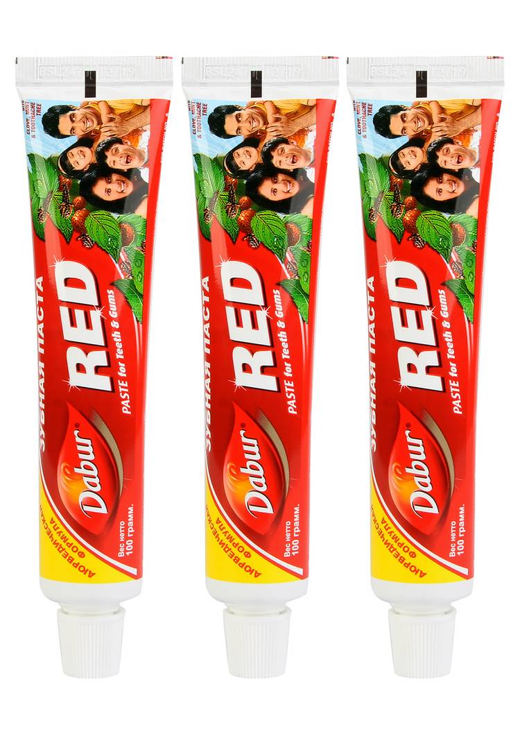 Зубная паста Dabur Red, 3 шт. шир.  750, рис. 1