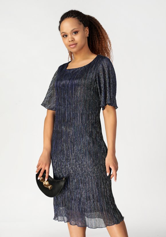 Платье из трикотажа с метанитью Даниэле шир.  580, рис. 11