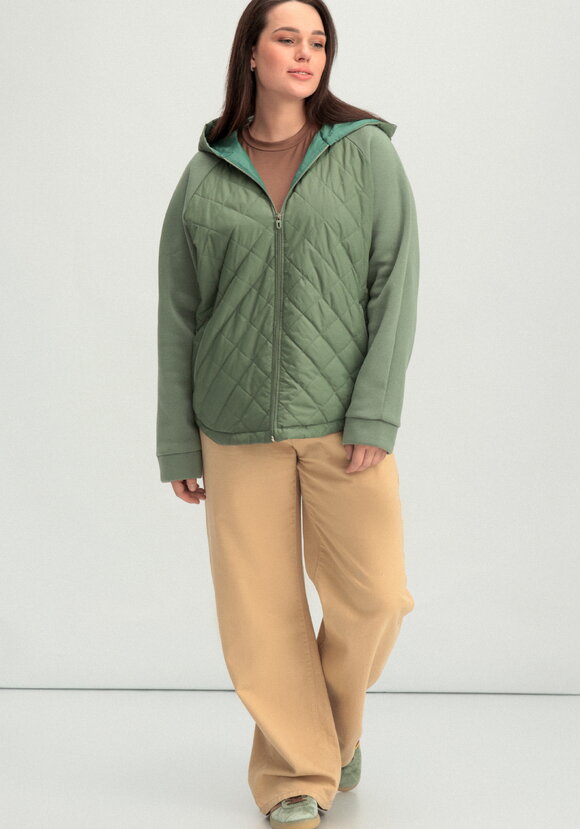 Толстовка с капюшоном и стежкой шир.  580, рис. 43