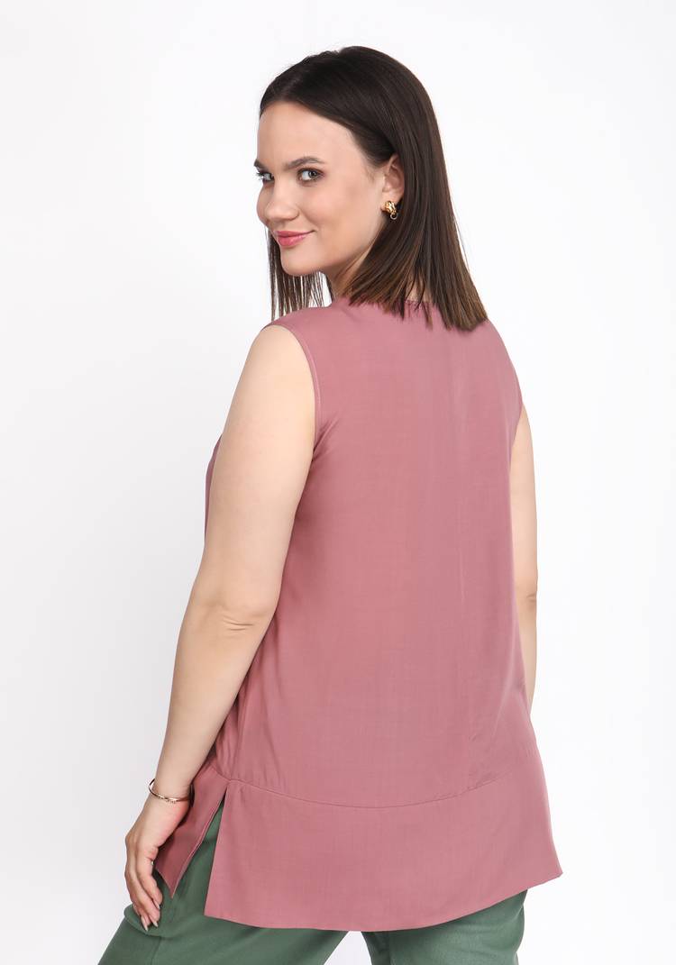 Блуза базовая без рукавов шир.  750, рис. 18