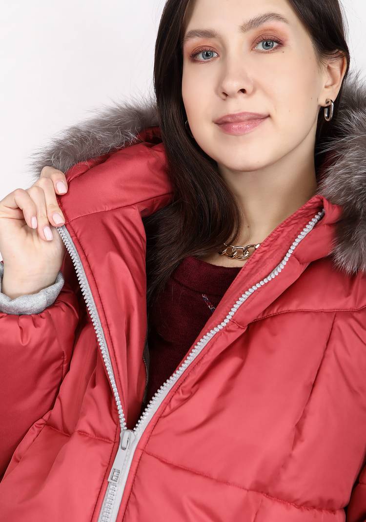 Куртка со съемным мехом на капюшоне шир.  750, рис. 12