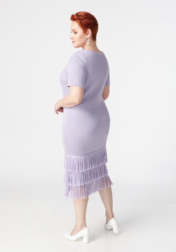 Платье миди прямого силуэта шир.  580, рис. 8