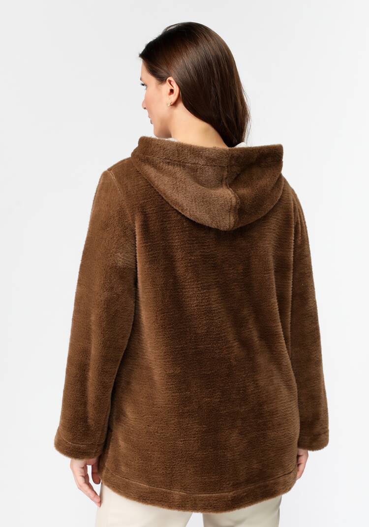 Толстовка плюшевая на молнии с капюшоном шир.  750, рис. 16