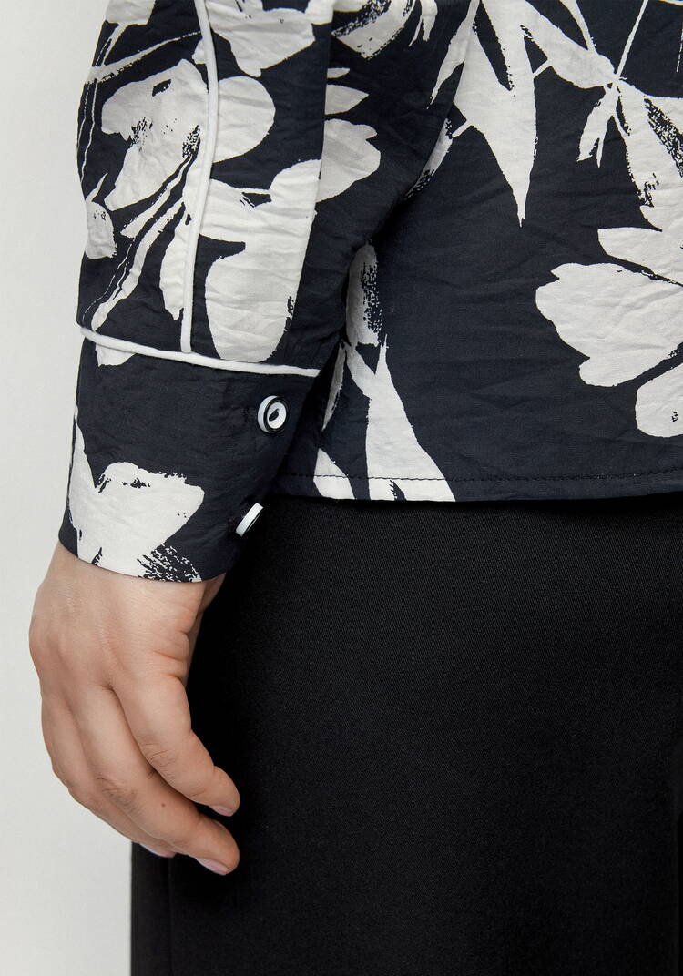 Блуза контрастными лампасами Катрин шир.  750, рис. 14