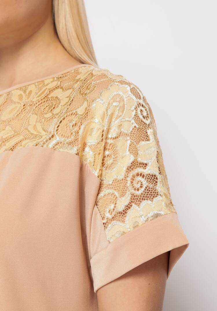 Блуза   с  кружевом шир.  750, рис. 9