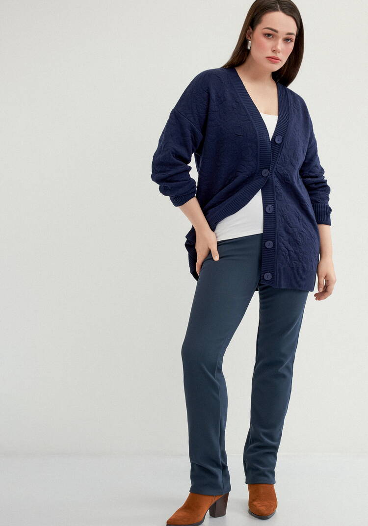 Брюки-утяжка прямые шир.  750, рис. 24