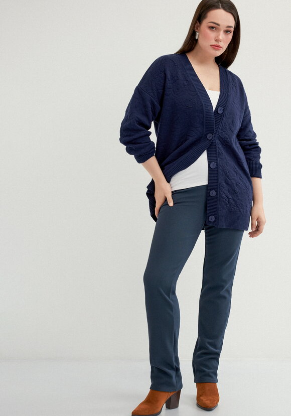 Брюки-утяжка прямые шир.  580, рис. 24