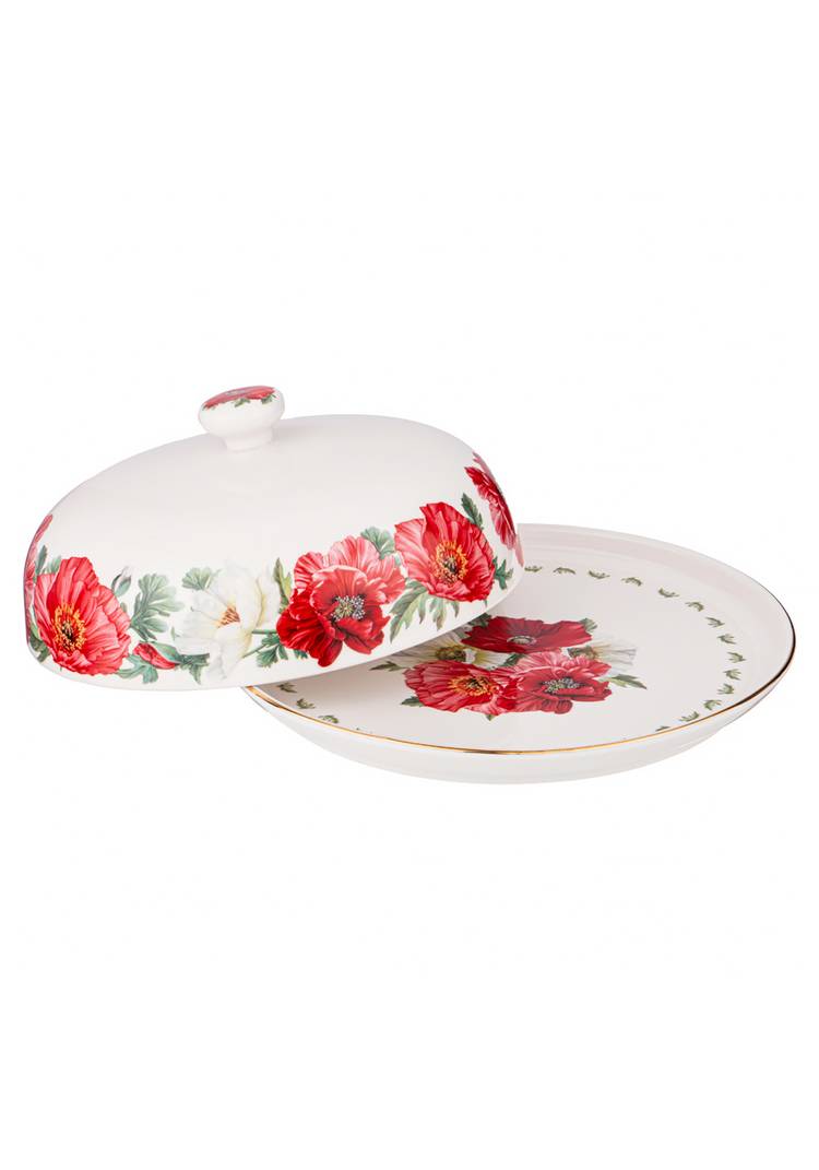 Блюдо из фарфора круглое с крышкой шир.  750, рис. 2