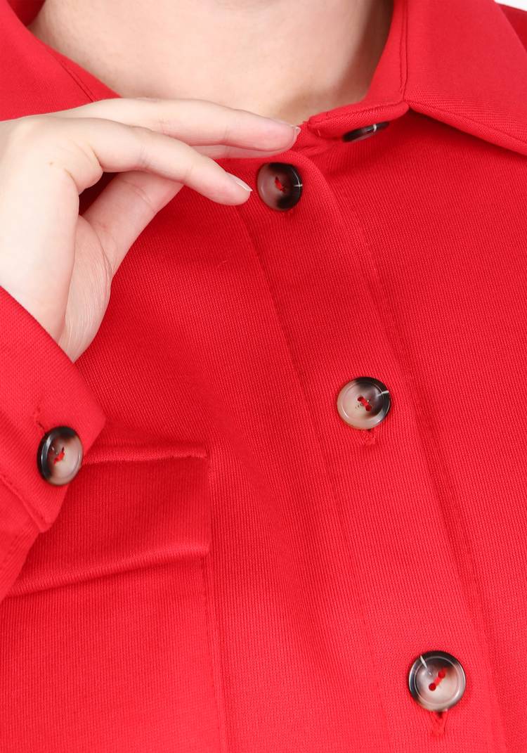 Рубашка удлиненная из футера с начесом шир.  750, рис. 9