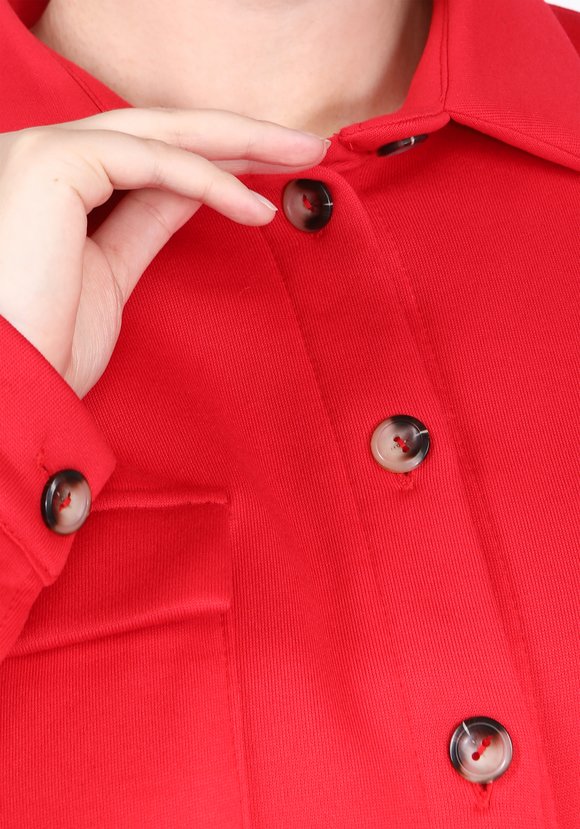 Рубашка удлиненная из футера с начесом шир.  580, рис. 9