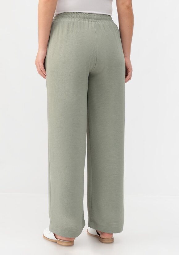 Брюки палаццо на резинке шир.  580, рис. 34