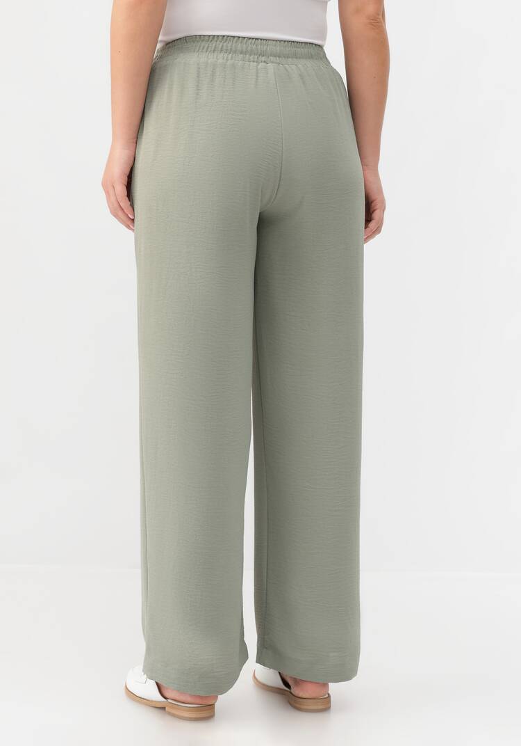 Брюки палаццо на резинке шир.  750, рис. 34