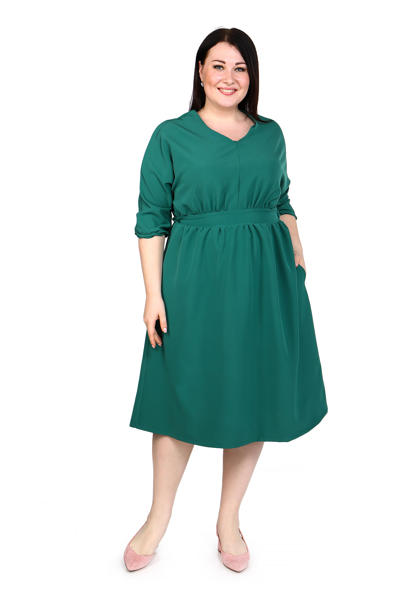 Платье "Чарующая красота" Vivienne Mare, размер 52, цвет сиреневый - фото 3