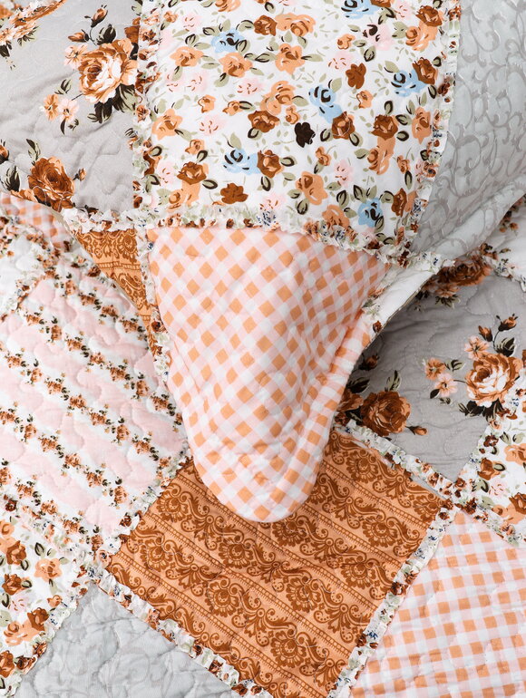 Покрывало с наволочками Печворк шир.  580, рис. 50