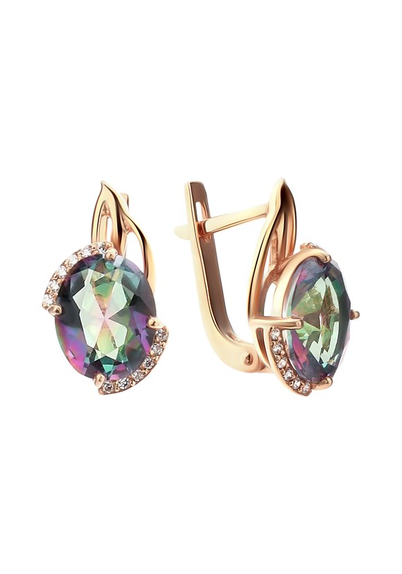 Серьги серебряные  Марианна шир.  580, рис. 2