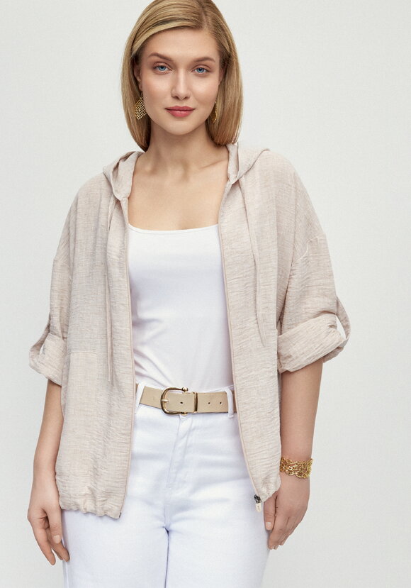 Пыльник изо льна на молнии шир.  580, рис. 1