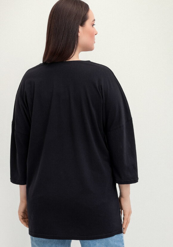 Туника с принтом на груди шир.  580, рис. 11