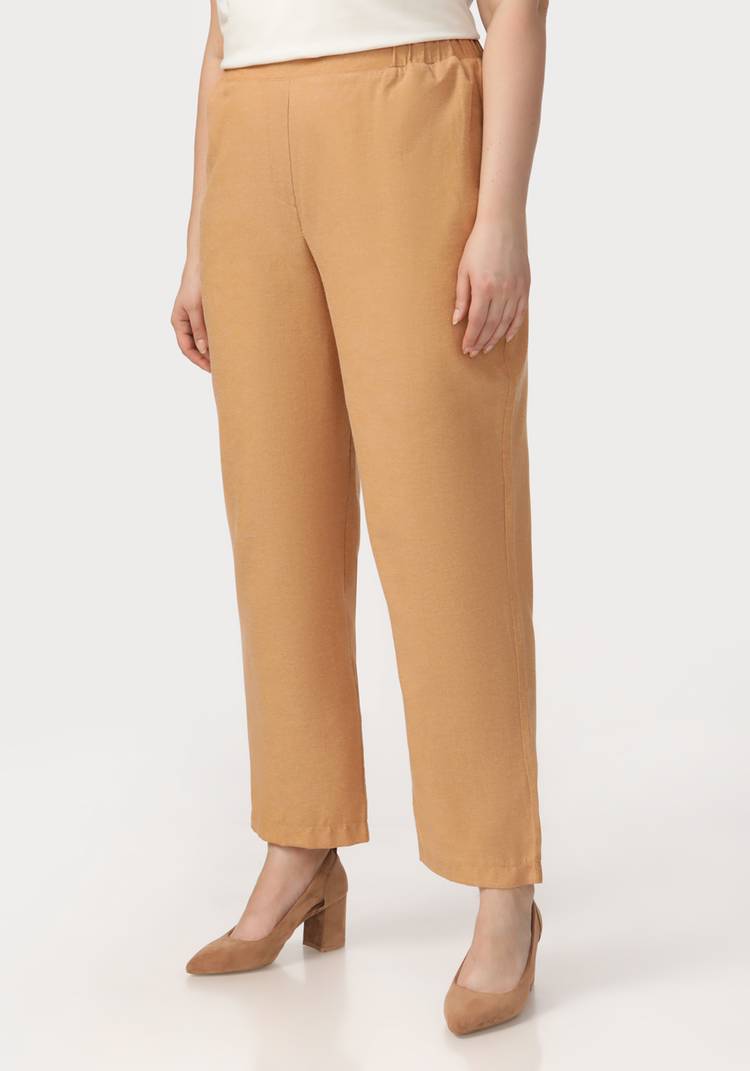 Брюки с эластичными вставками в поясе шир.  750, рис. 17