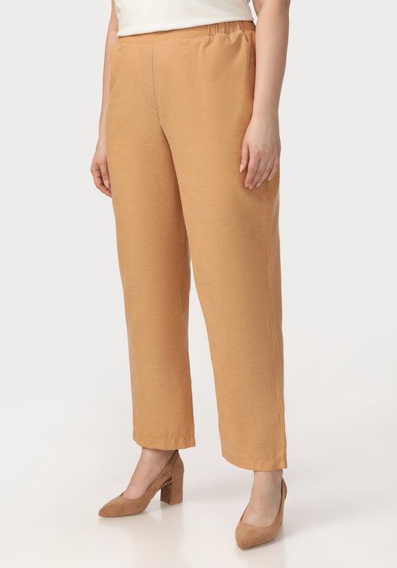 Брюки с эластичными вставками в поясе шир.  580, рис. 17