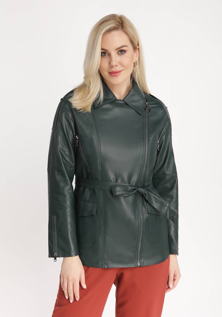 Куртка из экокожи с отложным воротником шир.  750, рис. 5