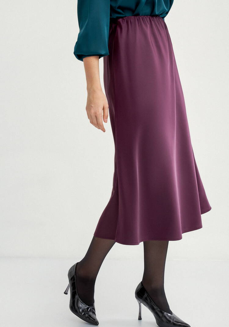 Юбка с резинкой в поясе cвободная шир.  750, рис. 16