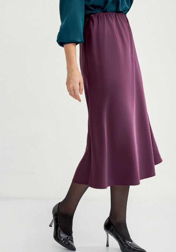 Юбка с резинкой в поясе cвободная шир.  580, рис. 16