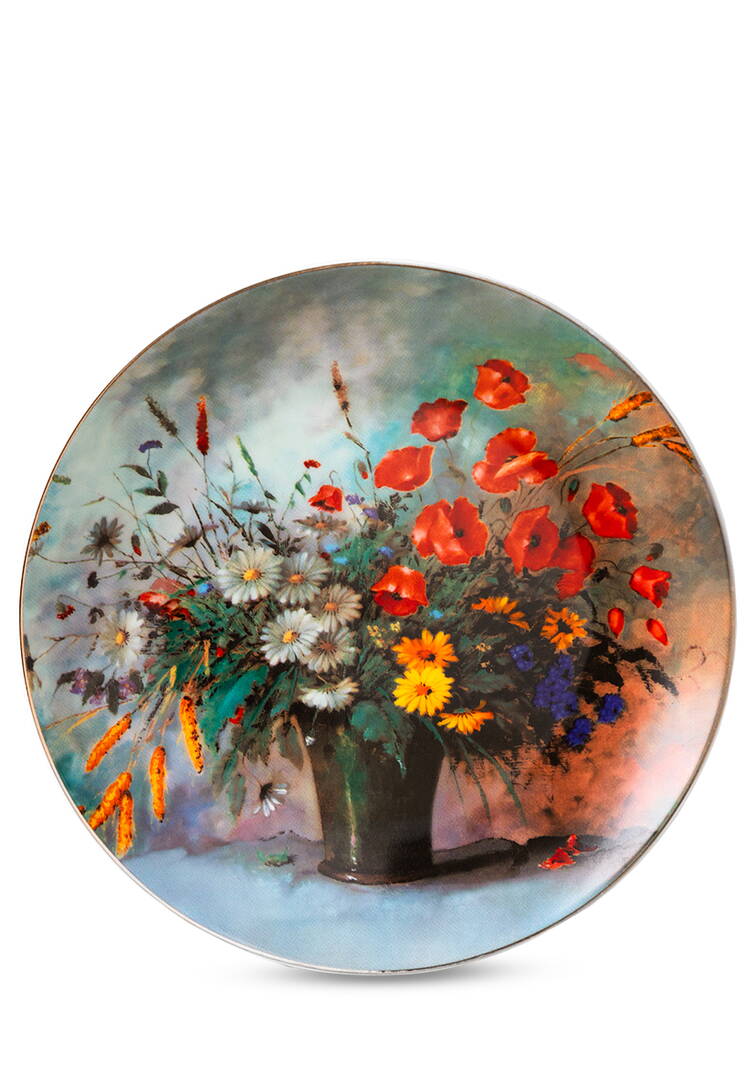 Тарелка декоративная из фарфора шир.  750, рис. 1