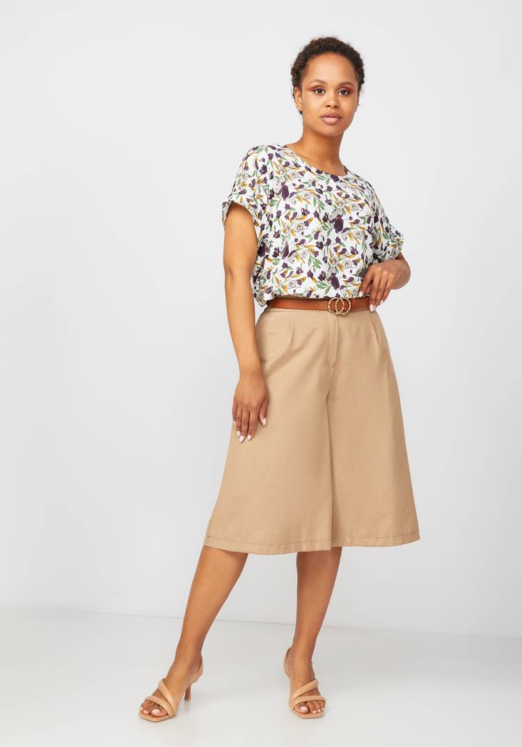 Шорты бермуды с карманами Анастасия шир.  750, рис. 6