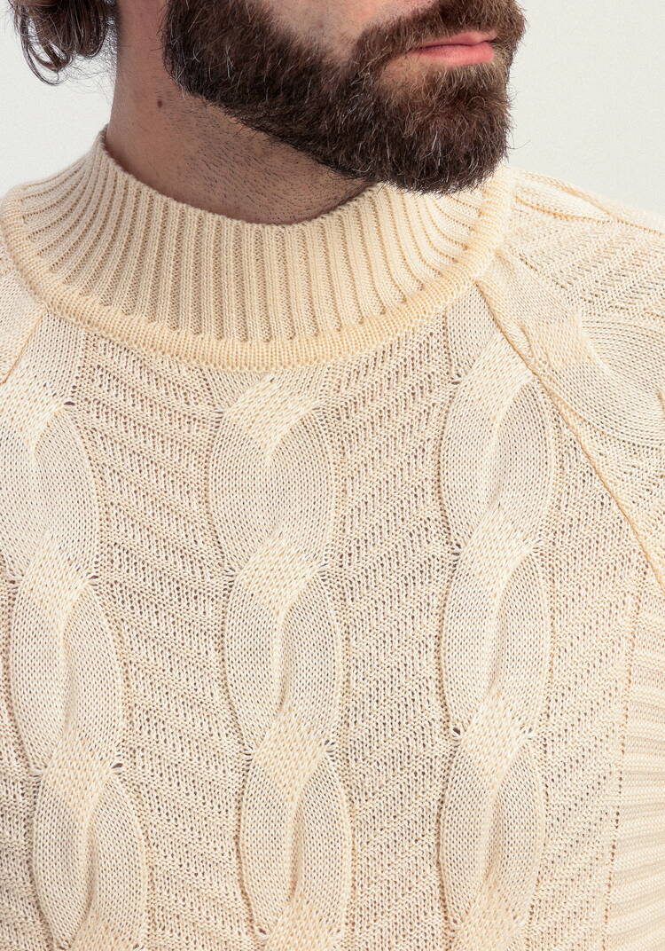 Джемпер мужской с фактурными косами шир.  750, рис. 18