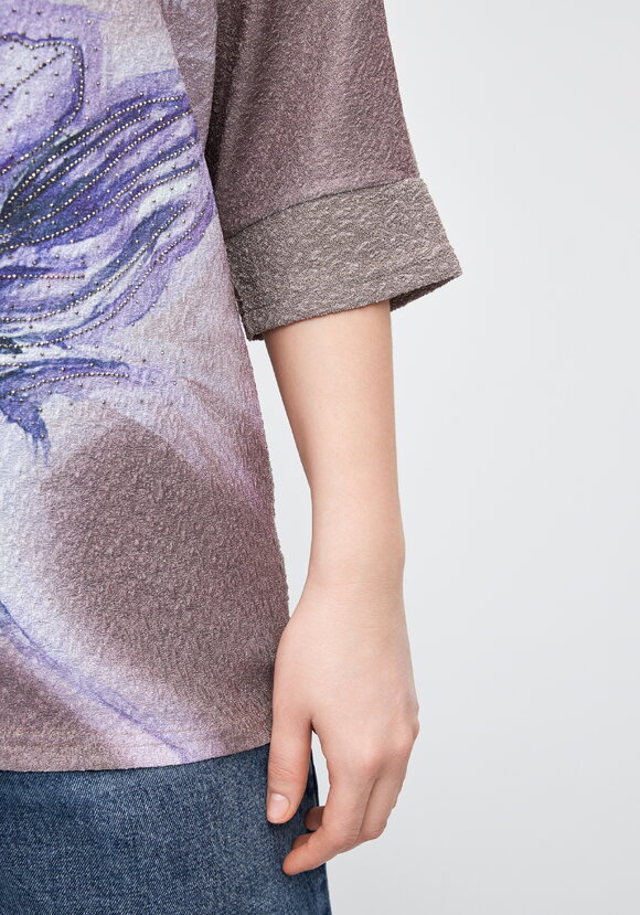 Блуза с цветочным принтом Инга шир.  580, рис. 18