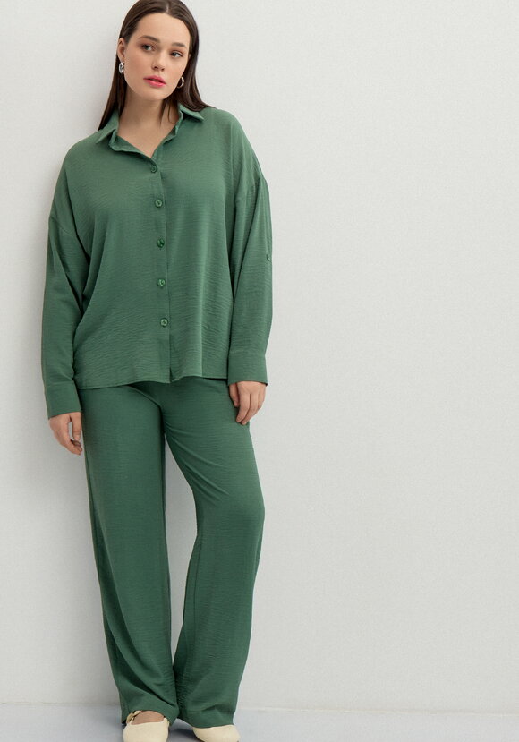 Брюки свободного кроя с боковыми карманами шир.  580, рис. 13