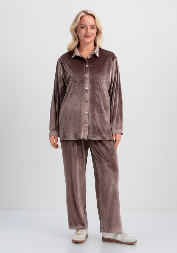 Блуза с дизайнерскими пуговицами шир.  580, рис. 2