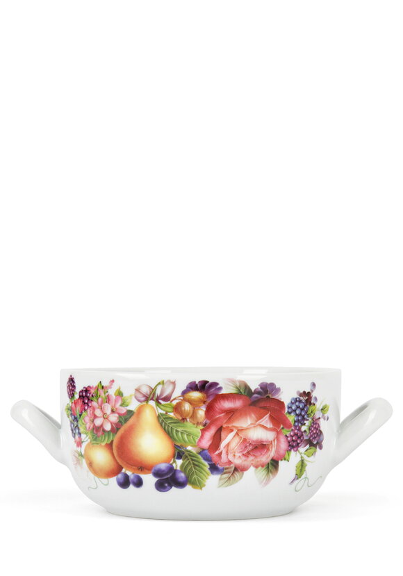 Набор фарфоровых бульонниц с ложками, 4 шт. шир.  580, рис. 7