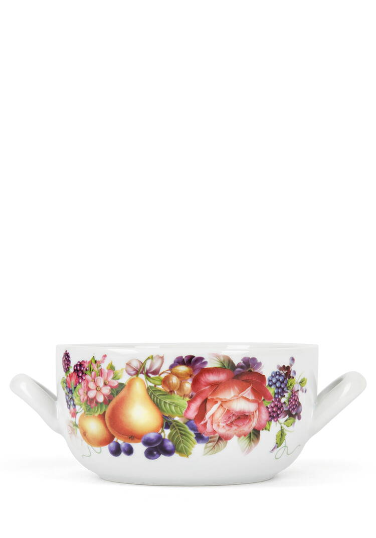 Набор фарфоровых бульонниц с ложками, 4 шт. шир.  750, рис. 7