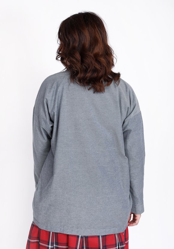 Рубашка свободного кроя с застежкой шир.  580, рис. 10