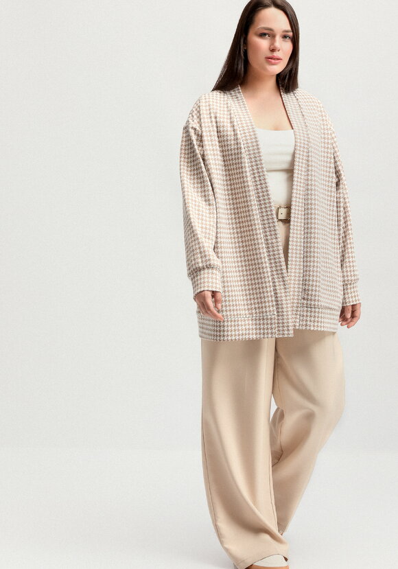 Кардиган-накидка свободного кроя шир.  580, рис. 8