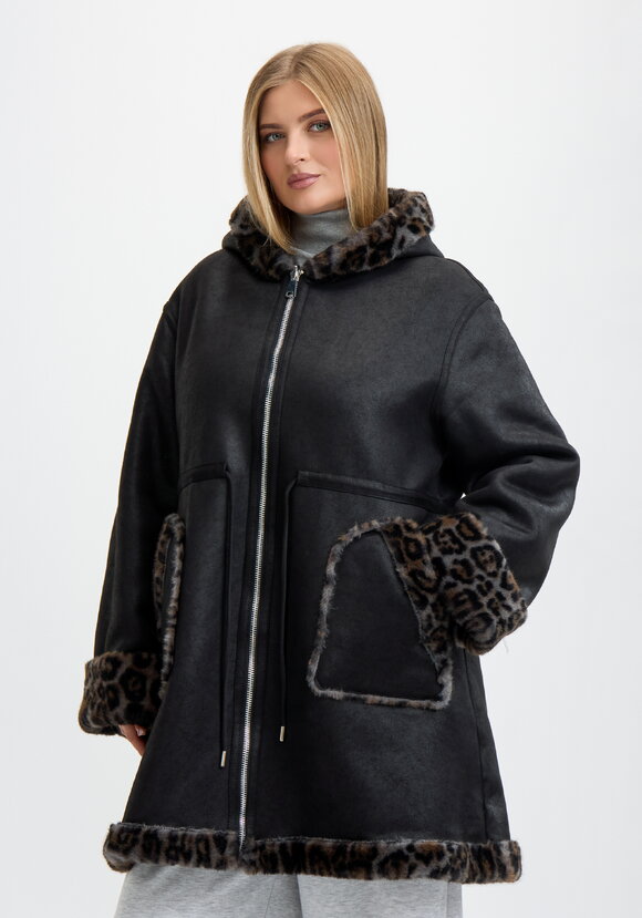 Дубленка Леопардовый шарм шир.  580, рис. 3