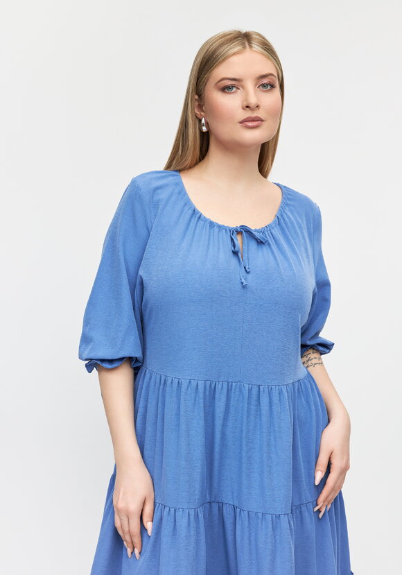 Платье однотонное Кристи шир.  580, рис. 2