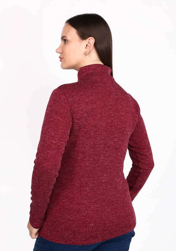 Водолазка базовая с люрексом шир.  750, рис. 3