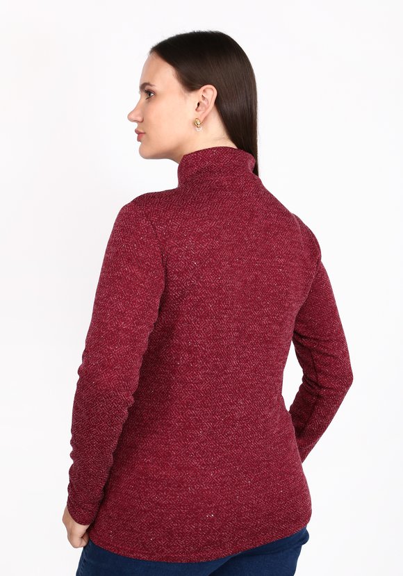 Водолазка базовая с люрексом шир.  580, рис. 3