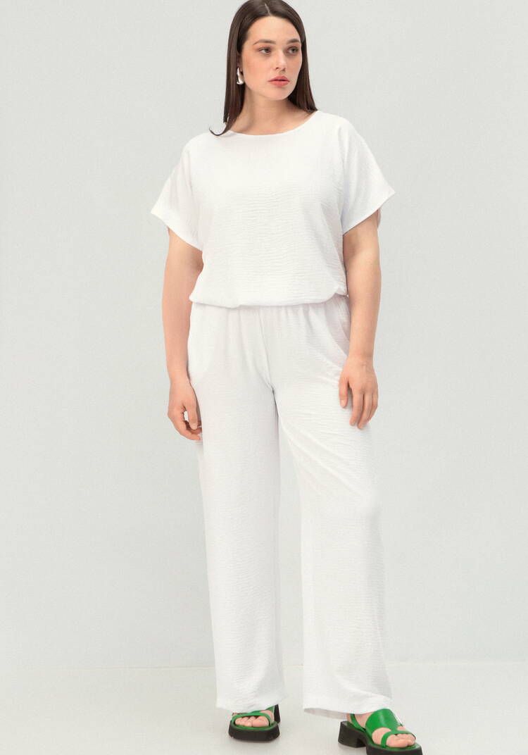 Брюки с карманами, свободного кроя шир.  750, рис. 14