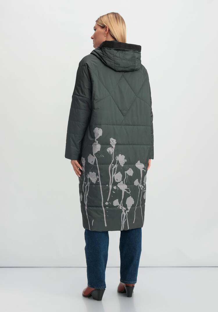 Куртка удлиненная до колен Марлен шир.  750, рис. 3