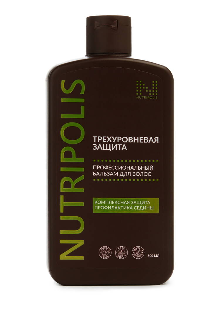 Бальзам ТРЕХУРОВНЕВАЯ ЗАЩИТА, от седины шир.  750, рис. 1