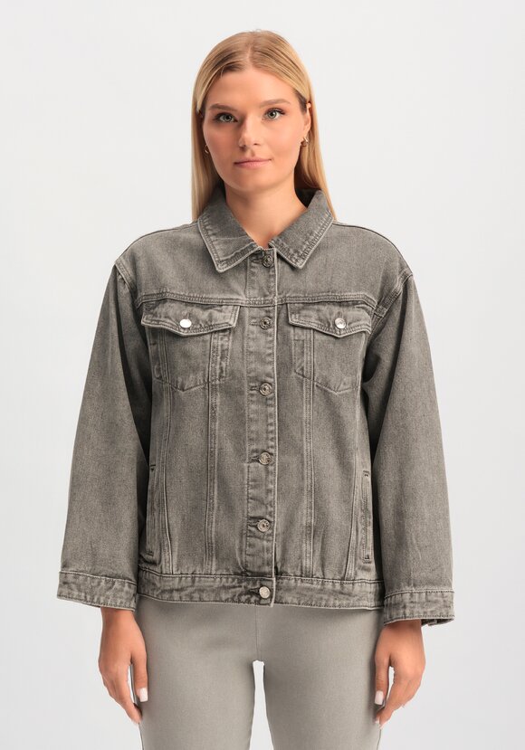 Джинсовая куртка Лора шир.  580, рис. 11